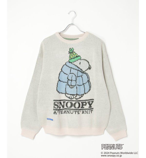 VENCE share style「PEANUTS ピーナッツ SNOOPY スヌーピー TPクルーネックニット」|その他|