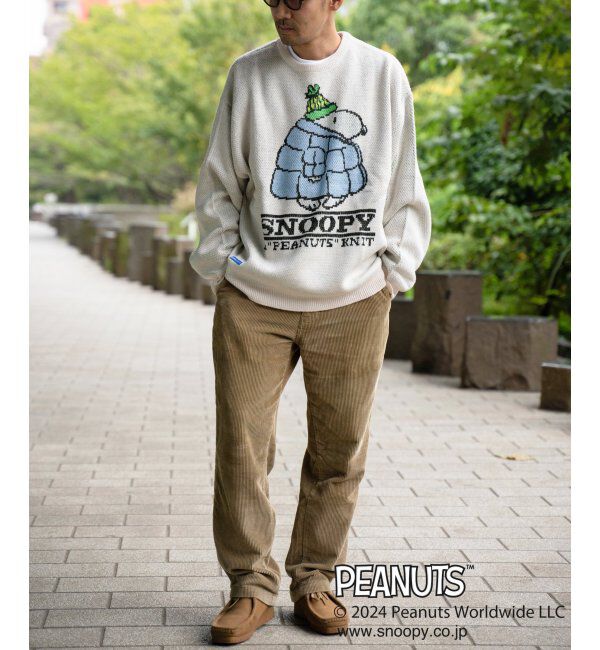 VENCE share style「PEANUTS ピーナッツ SNOOPY スヌーピー TPクルーネックニット」|その他|