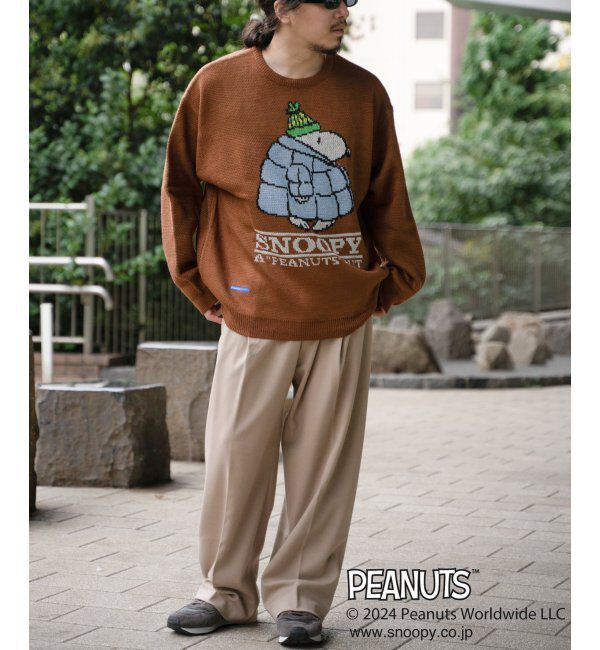 VENCE share style「PEANUTS ピーナッツ SNOOPY スヌーピー TPクルーネックニット」|その他|