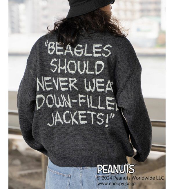 VENCE share style「PEANUTS ピーナッツ SNOOPY スヌーピー TPクルーネックニット」|その他|