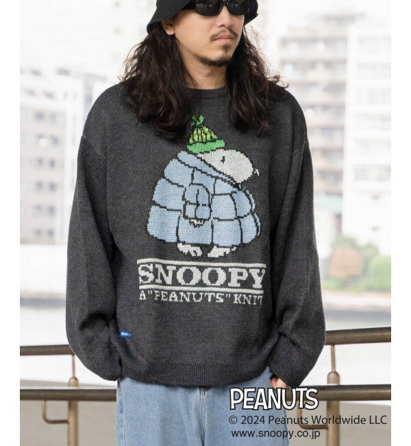 VENCE share style「PEANUTS ピーナッツ SNOOPY スヌーピー TPクルーネックニット」|その他|