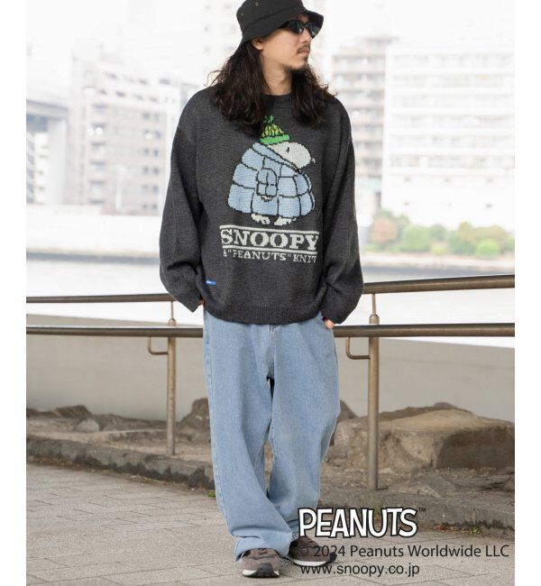 VENCE share style「PEANUTS ピーナッツ SNOOPY スヌーピー TPクルーネックニット」|その他|