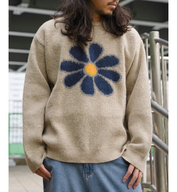 VENCE share style「グラフィックモヘアライクニット」|その他|