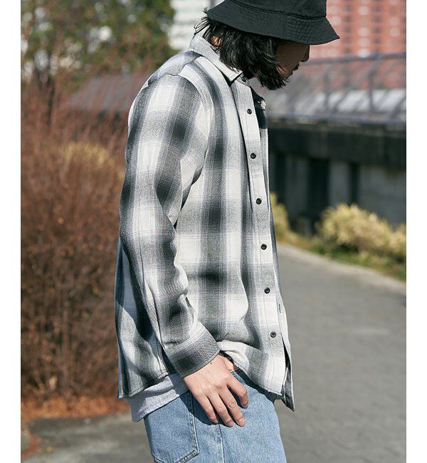 VENCE share style「オンブレーチェックレギュラーシャツ」|シャツ・ブラウス|