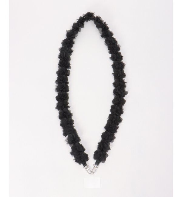 VENCE share style「フリルフラワーストラップ」|ネックレス|