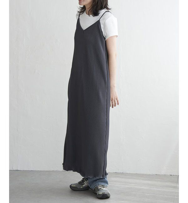 VENCE share style「スムースプリーツキャミワンピース」|ワンピース|
