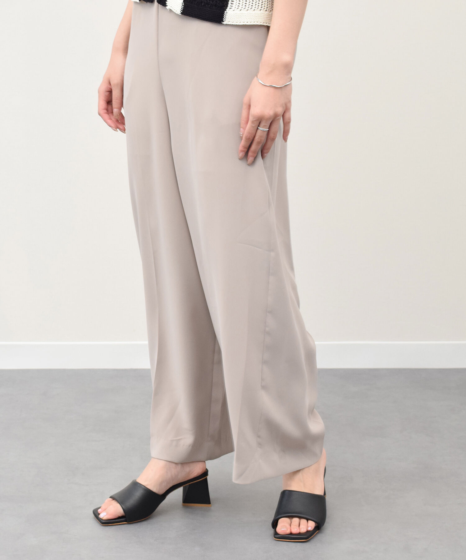 IMPORT SELECT「【ANGEL ALARCON】スクエアトウミュールサンダル(D52306)」|サンダル|