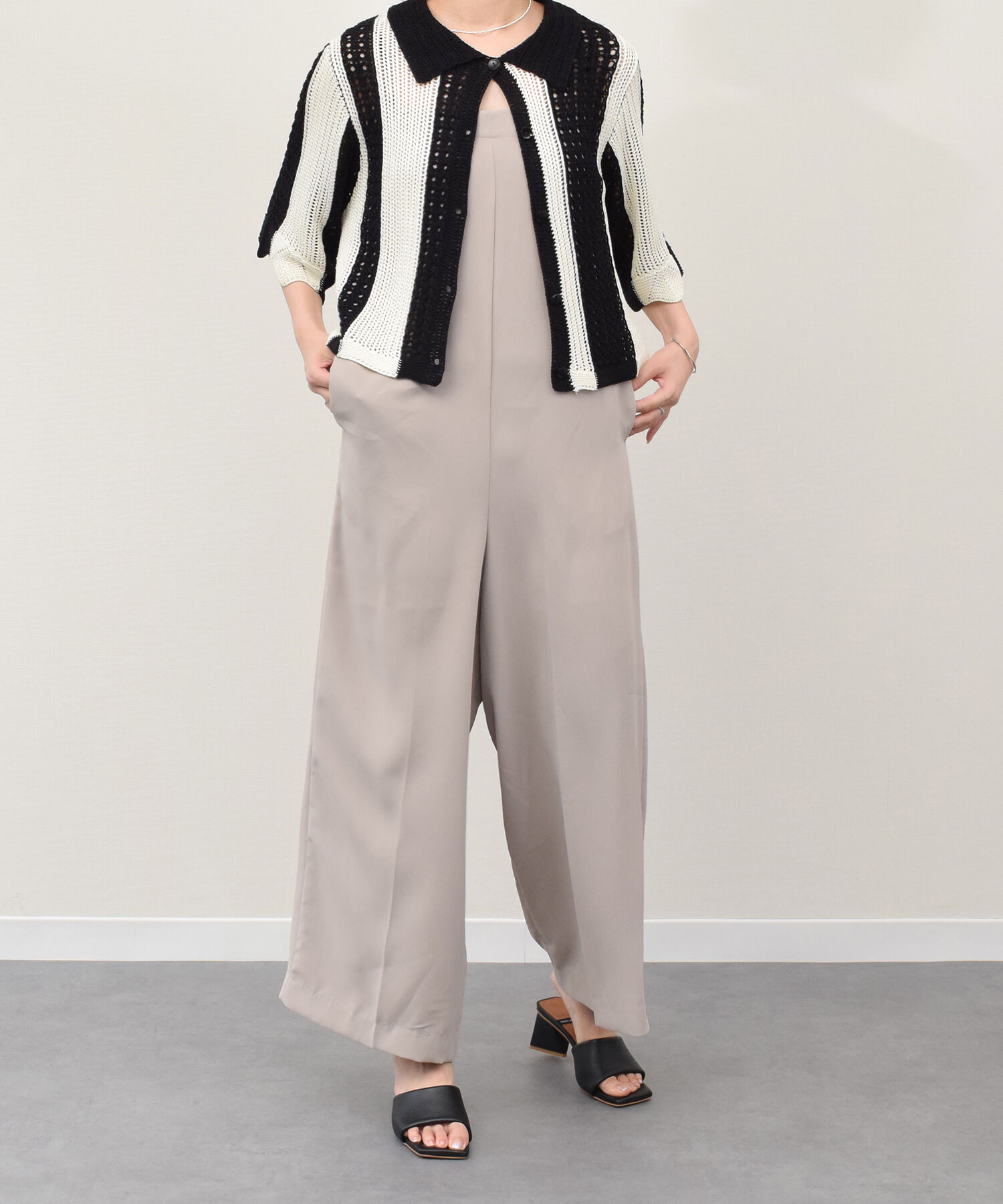 IMPORT SELECT「【ANGEL ALARCON】スクエアトウミュールサンダル(D52306)」|サンダル|