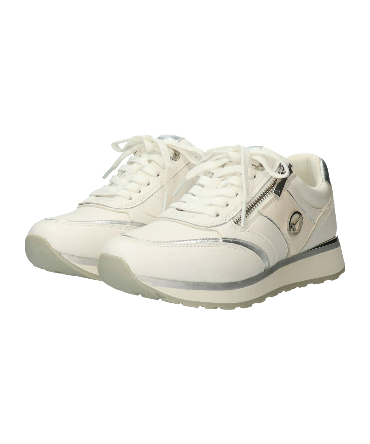 IMPORT SELECT「【Tamaris】サイドジップロゴスニーカー(455801)」|スニーカー|