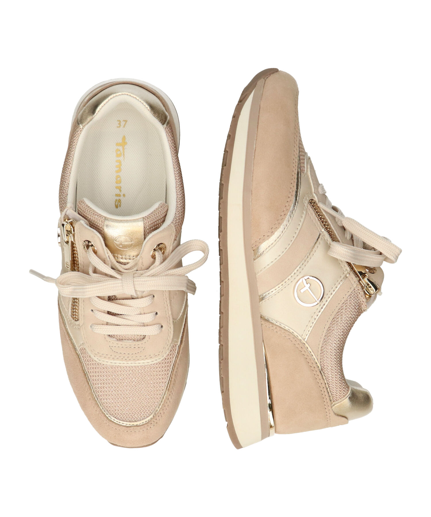 IMPORT SELECT「【Tamaris】サイドジップロゴスニーカー(455801)」|スニーカー|