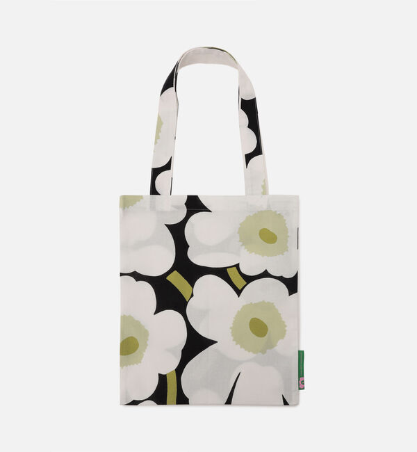 Marimekko「【日本限定】Pieni Unikko 60th マンスリーファブリックバッグ」|トートバッグ|ﾗｲﾄｸﾞﾘｰﾝ&times;ﾎﾜｲﾄ