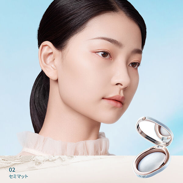  「花西子 玉養桃花プレストパウダー 02セミマット (7g)」|フェイスパウダー|
