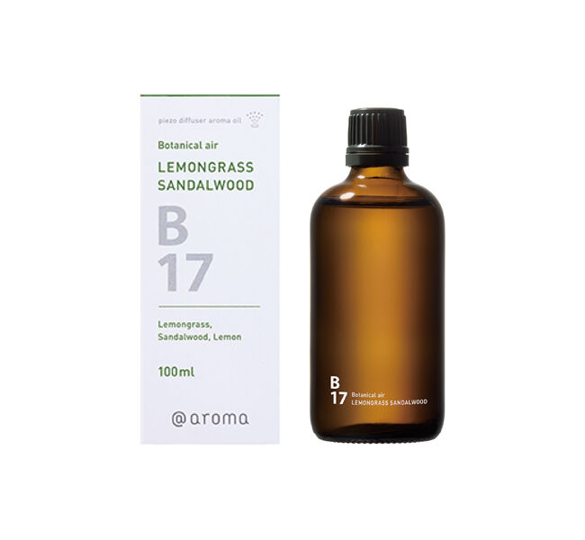 アットアロマ「B17 レモングラスサンダルウッド ピエゾアロマオイル 100ml」|アロマ・ルームフレグランス|その他