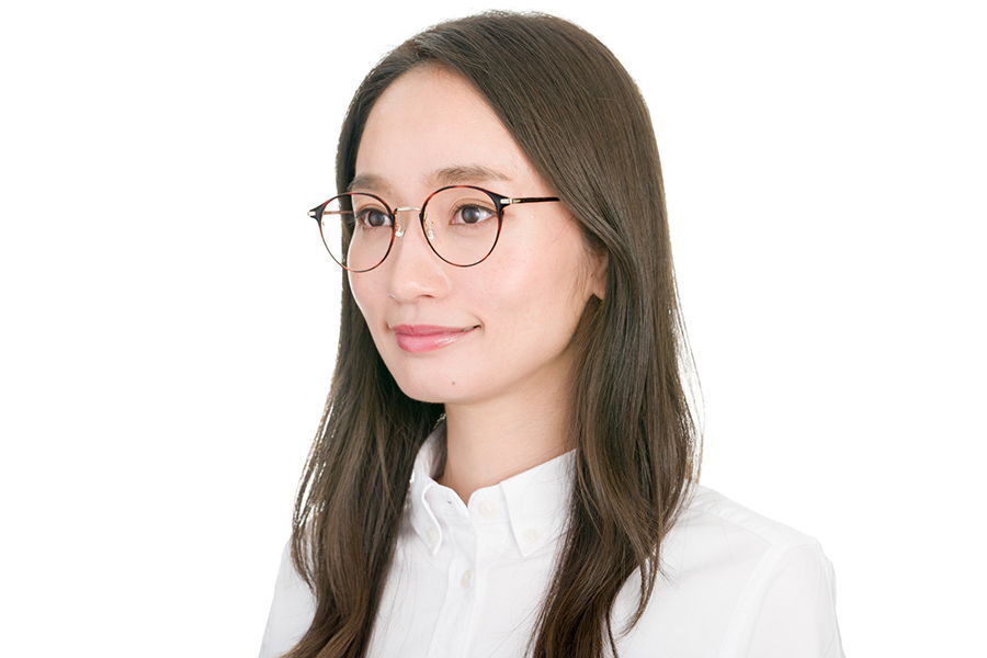  「[中顔面短縮みえメガネ]ボストン型 メガネ （レンズ交換券付き）メタルフレーム Zoff ブラックゴールド」|メガネ|