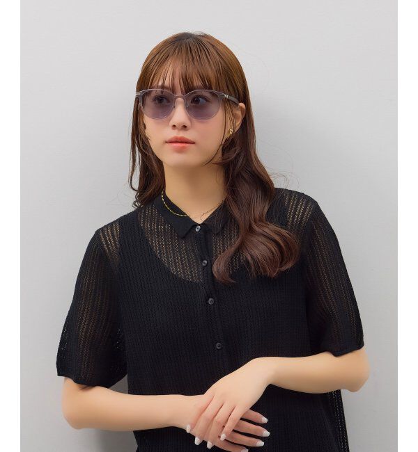  「SUNCUTGlasses/UV100%CUT ボストン型 サングラス | カラーレンズ｜紫外線対策 UVカット」|サングラス|