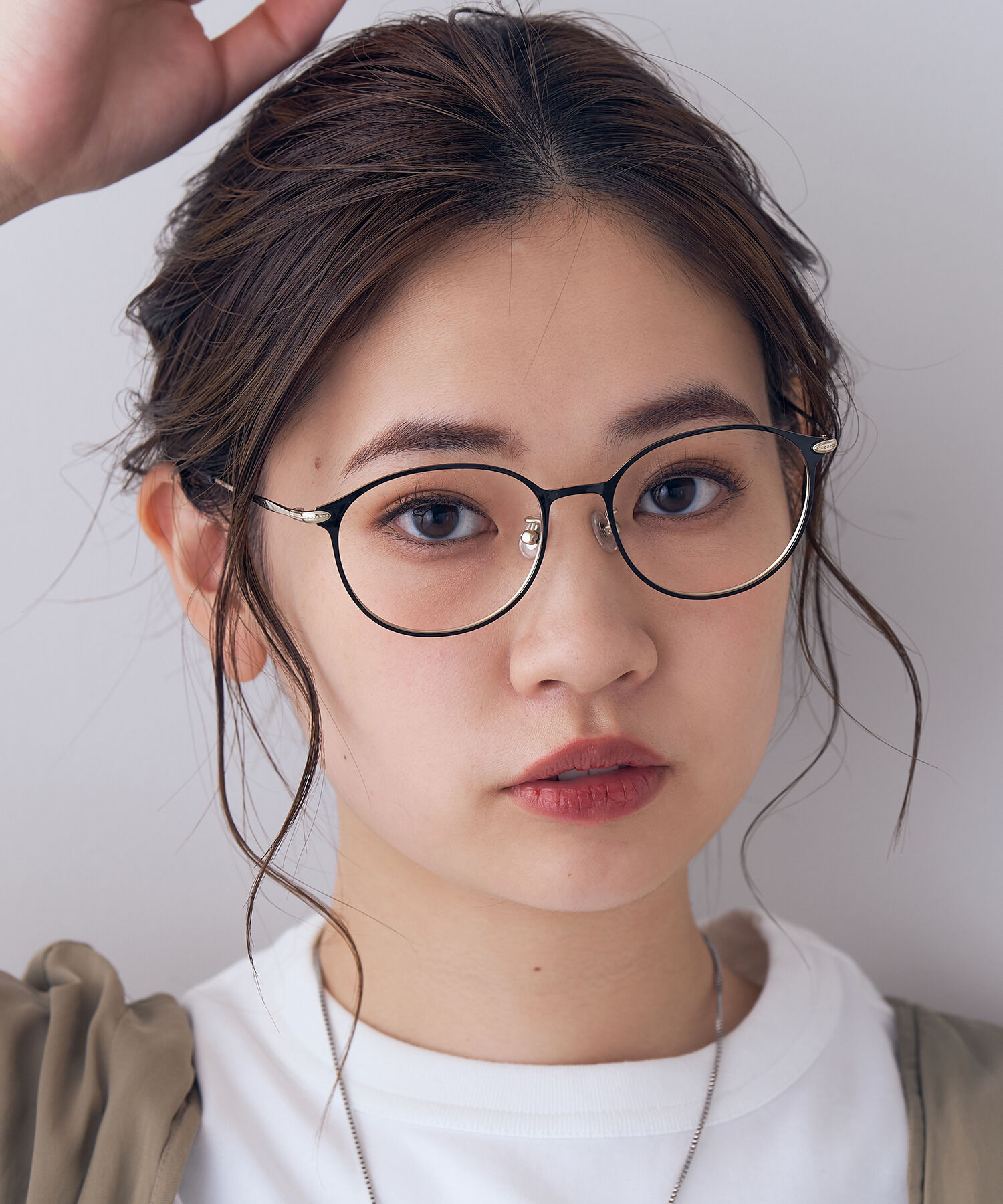  「ボストン型 メガネ｜丸みのあるメタルのボストンフレーム/CLASSIC レンズ交換券付き」|メガネ|