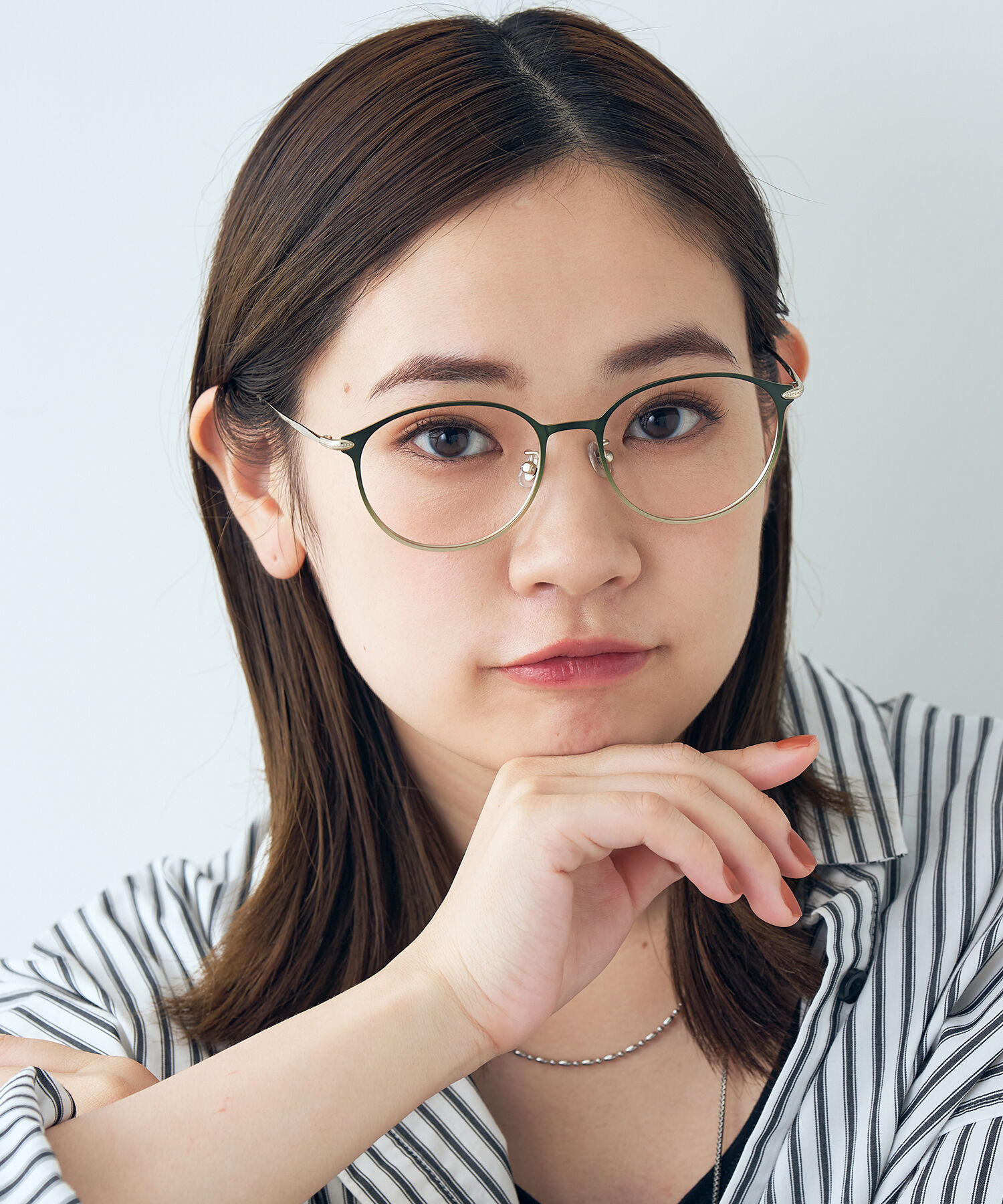  「ボストン型 メガネ｜丸みのあるメタルのボストンフレーム/CLASSIC レンズ交換券付き」|メガネ|