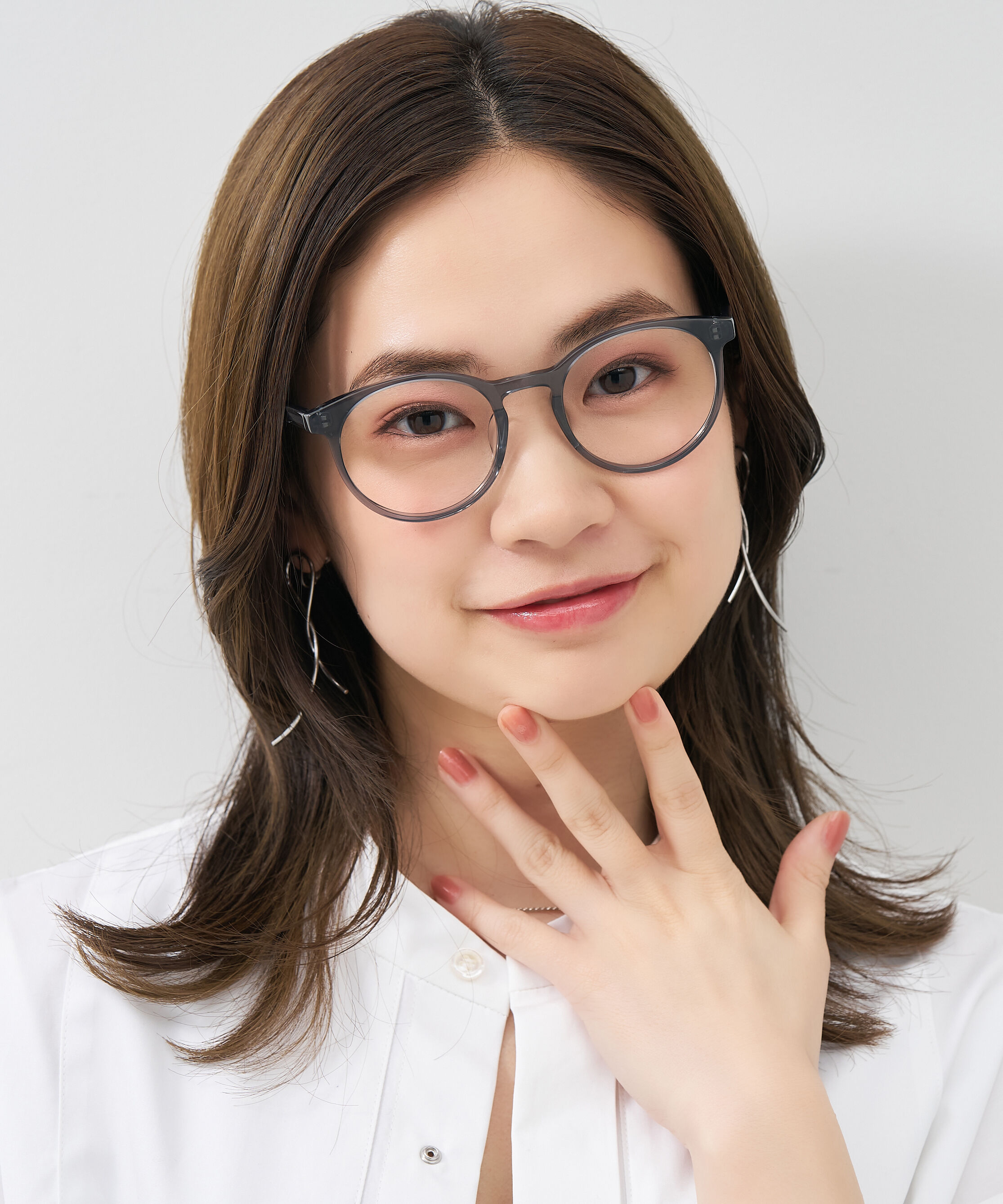  「ボストン型 メガネ｜やわらかいラインのボストンフレーム  レンズ交換券付き」|メガネ|