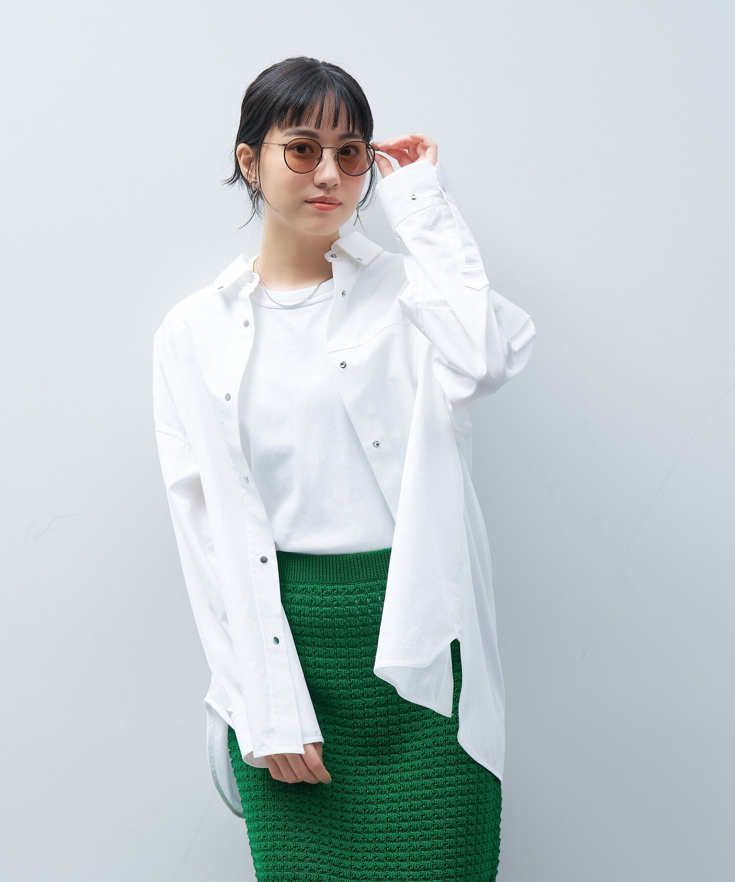  「Zoff | UNITED ARROWS ボストン型 サングラス メタル チタン 軽量 UVカット ユナイテッドアローズ」|サングラス|