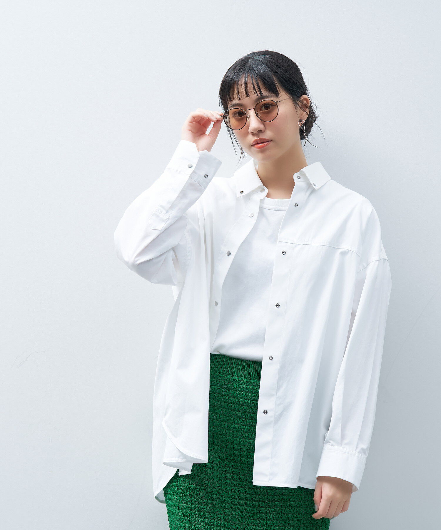  「Zoff | UNITED ARROWS ボストン型 サングラス メタル チタン 軽量 UVカット ユナイテッドアローズ」|サングラス|