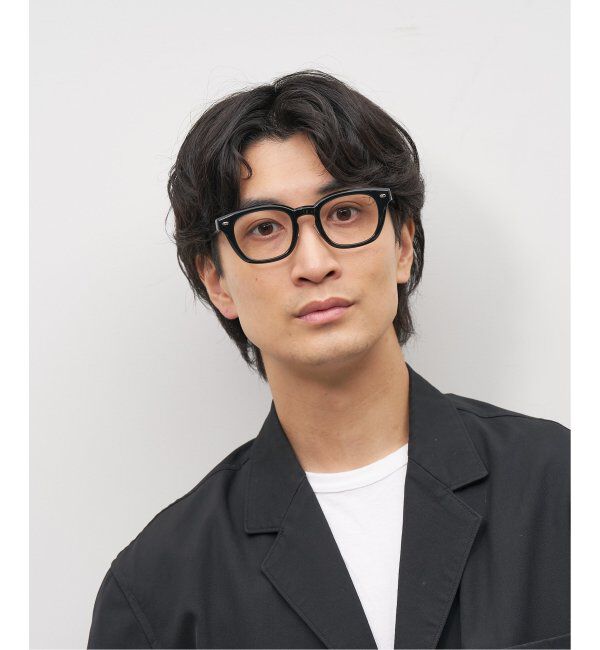  「Zoff｜emiri ウェリントン型 メガネ |辺見えみり 軽量 黒縁フレーム レンズ交換券付」|メガネ|