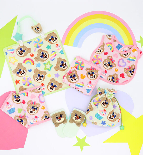 LOVERARY BY FEILER「ハッピーポップニコ　ハンカチ」|ハンカチ|