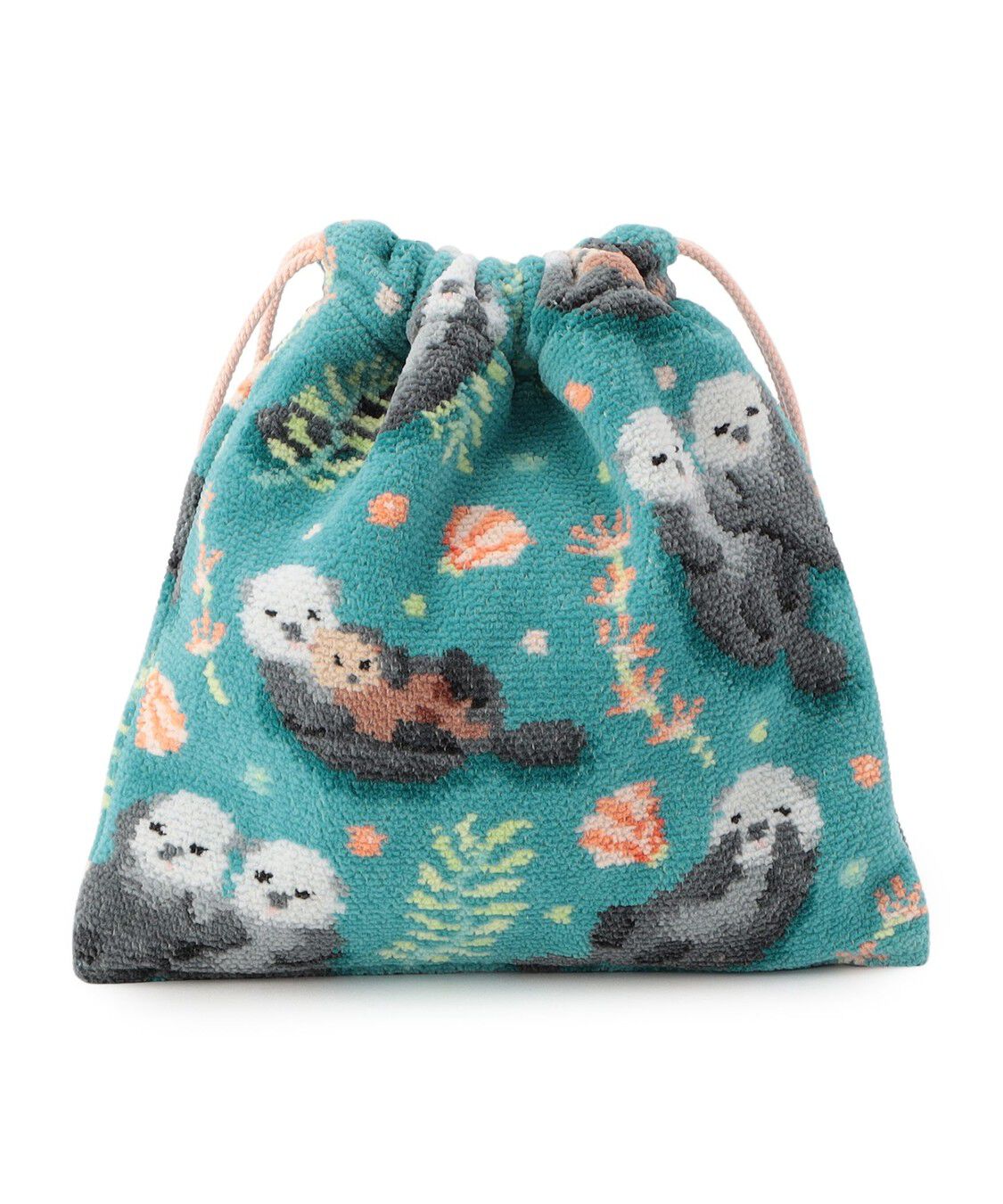 LOVERARY BY FEILER「プカプカラッコ　巾着　L/PPR-253069」|ポーチ|