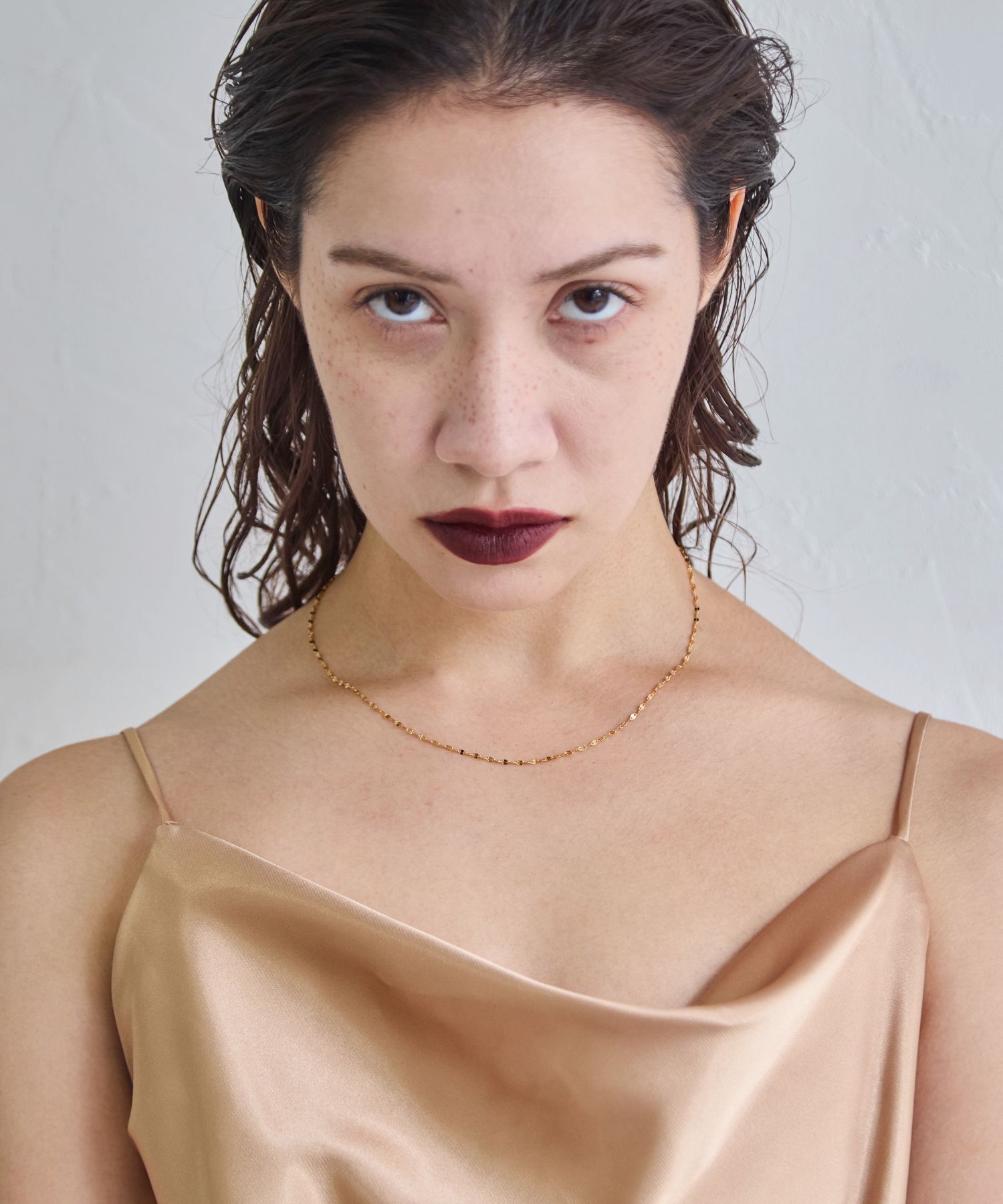 JUPITER「【SV】ペタルチェーンネックレス<41.5cm(調節した時の長さ38㎝)>」|ネックレス|