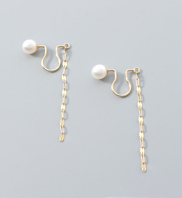 Phoebe「【K10】ウォーターパール2wayイヤリング/BOX付き」|イヤリング|