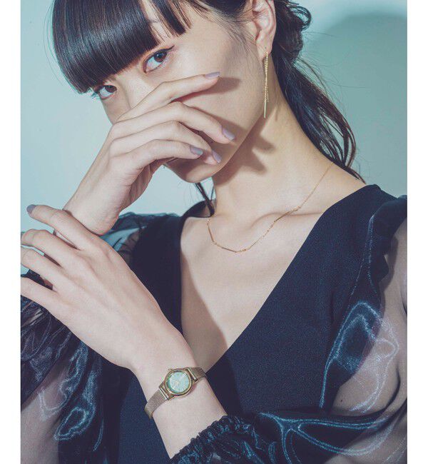 ete「ソーラーウォッチ メッシュベルト」|腕時計|