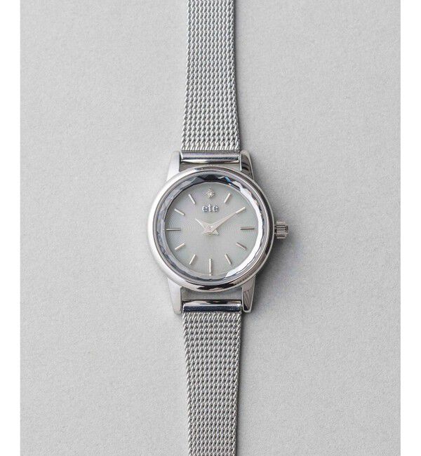 ete「ソーラーウォッチ メッシュベルト」|腕時計|C