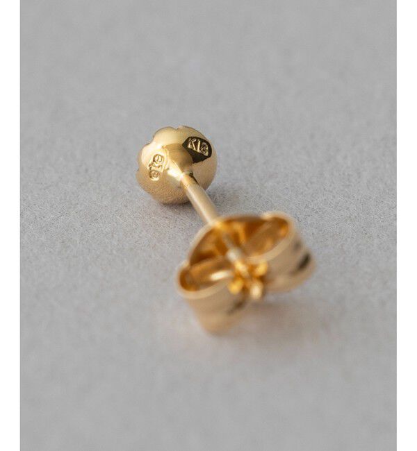 ete「K18YG フルール ピアス（誕生石 1・2・3・6・8・10・11・12月）」|ピアス|