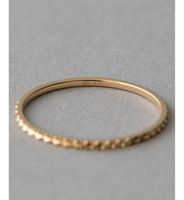 ete「[クレール]K18YG エレガンスカット リング」|リング|