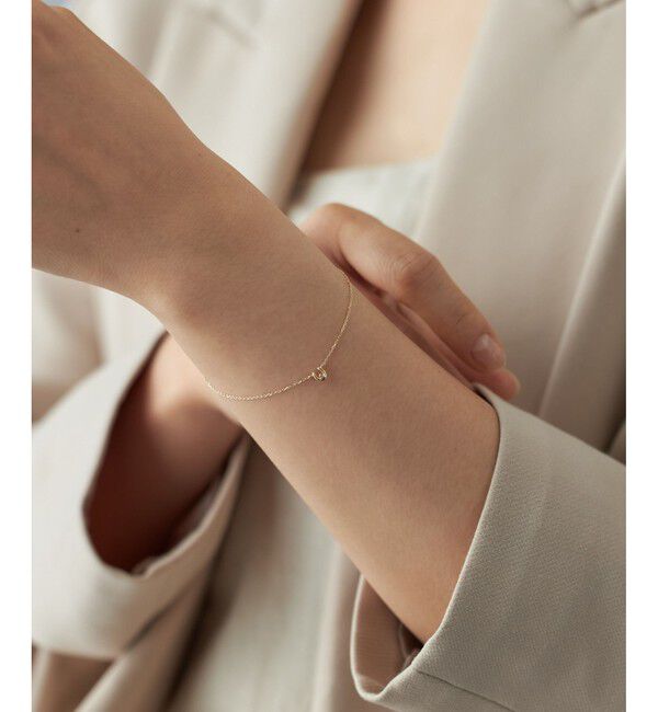 Jouete「K10YG ブレスレット ダイヤモンド ホースシュー」|ブレスレット・バングル|