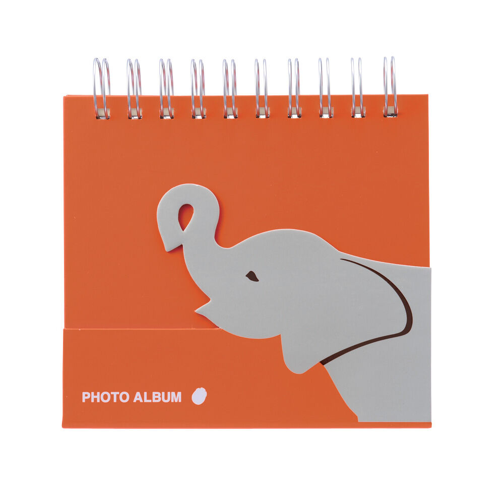  「［Ｌ判サイズ・36枚収納可］　フォトスタンドアルバム・アニマルこども」|ステーショナリー|ゾウ
