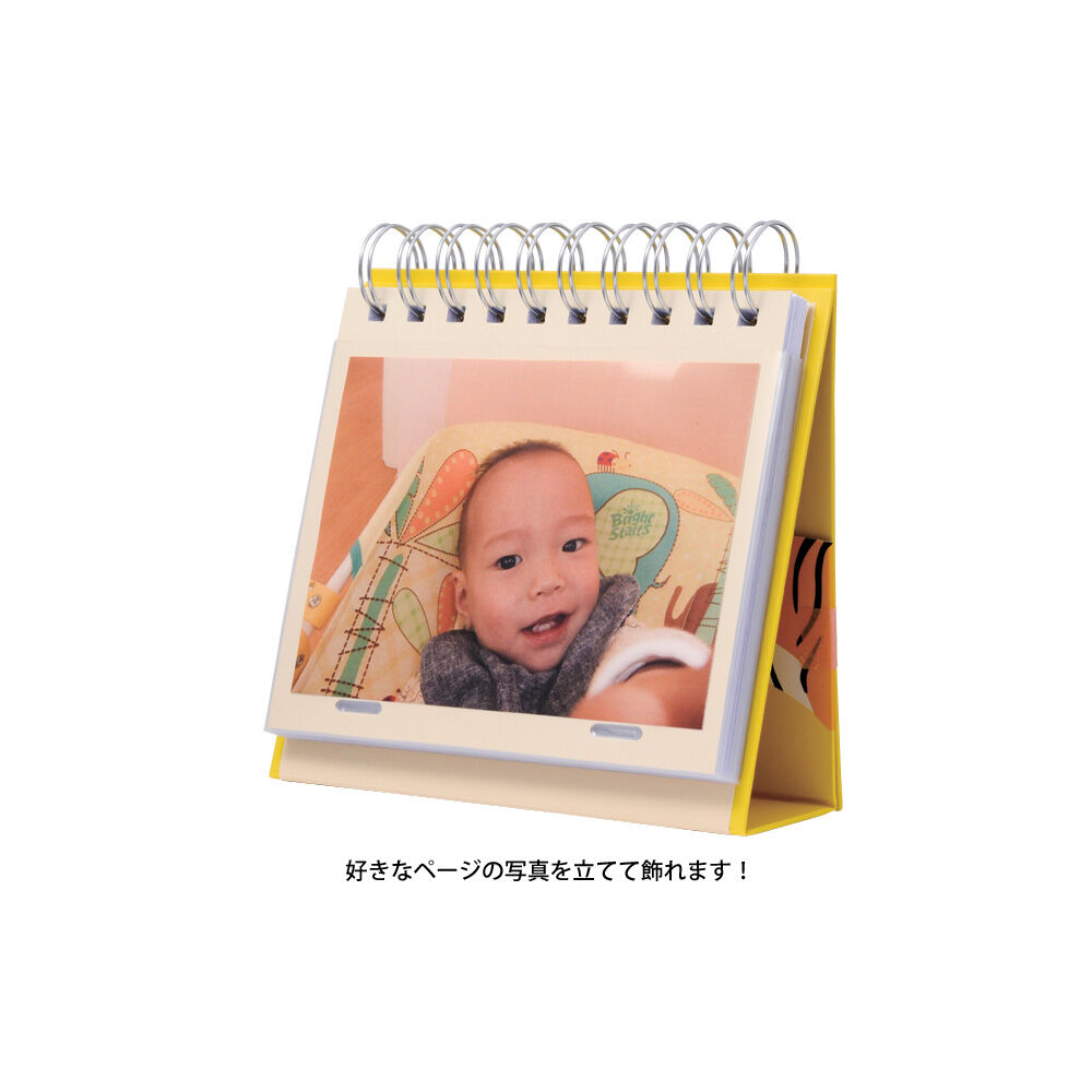  「［Ｌ判サイズ・36枚収納可］　フォトスタンドアルバム・アニマルこども」|ステーショナリー|