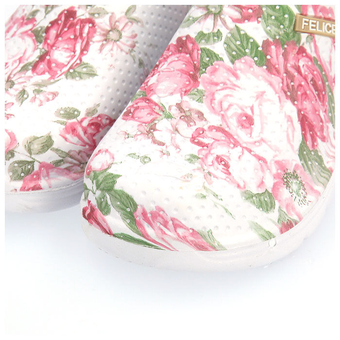 BACKYARD FAMILY「サンダル レディース つっかけ 通販 ぺたんこ おしゃれ スリッポン サボサンダル かわいい 花柄」|スリッポン|