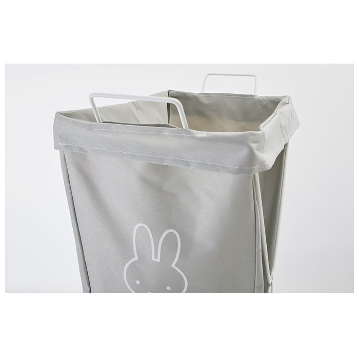 BACKYARD FAMILY「ランドリーバスケット 折りたたみ 通販 折り畳み 縦型 ミッフィー キャラクター グッズ」|トイレタリー・ランドリーグッズ|