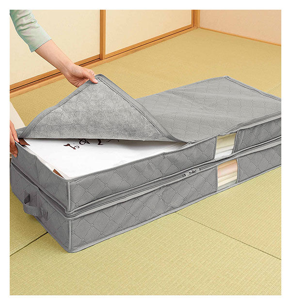 BACKYARD FAMILY「着物 収納ケース COGIT コジット  通販 竹炭着物収納ケース2層式 着物収納 二層式 2段式」|その他|