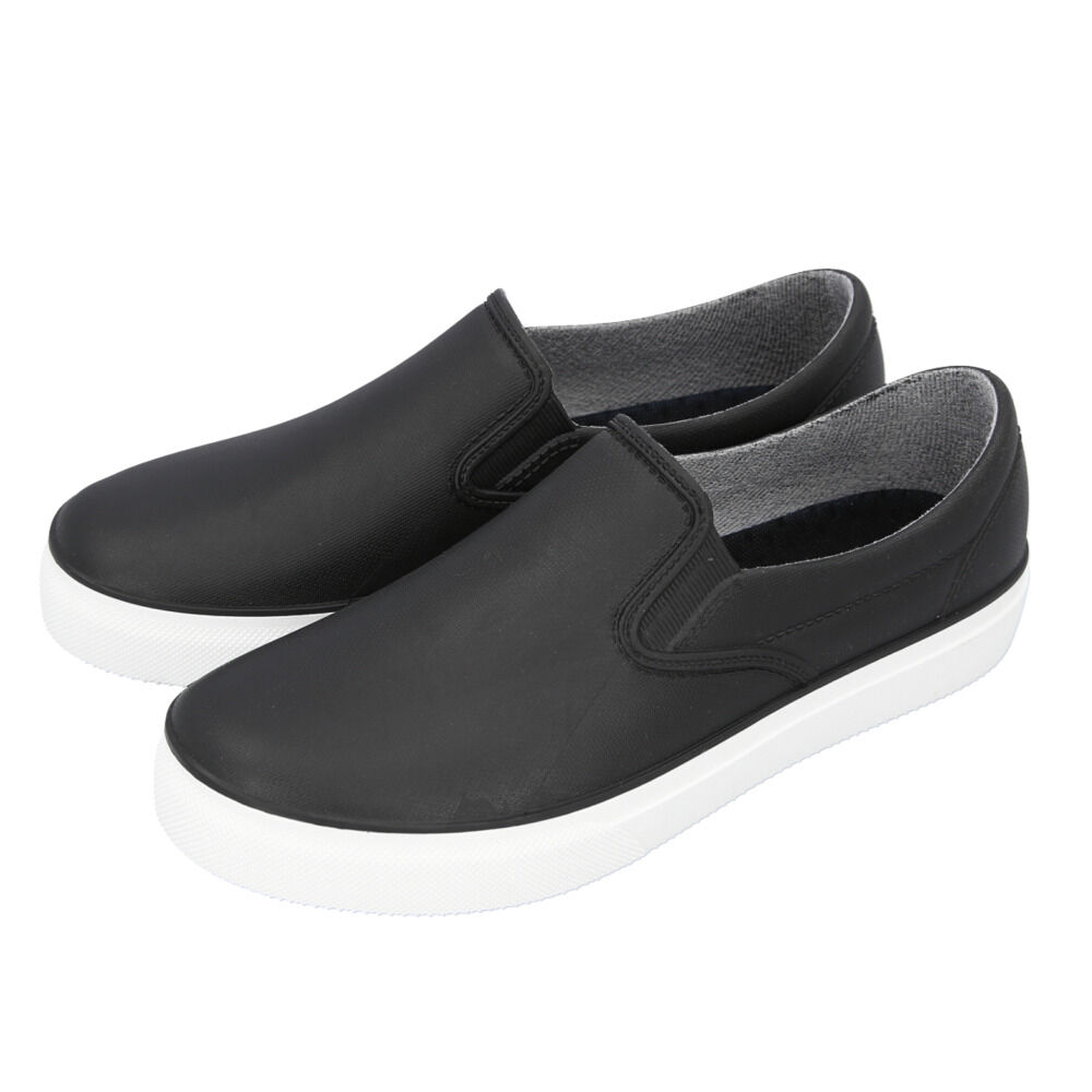 BACKYARD FAMILY「防水 スニーカー 通販 レディース メンズ スリッポン おしゃれ ラバーシューズ 防滑 ジュニア」|レインシューズ|ブラック1