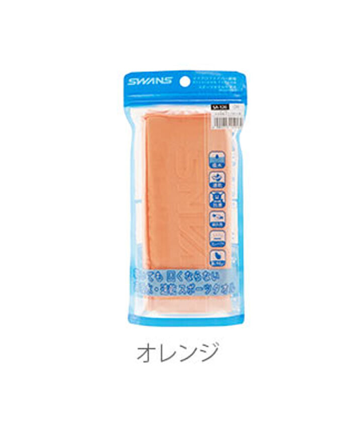 BACKYARD FAMILY「セームタオル スワンズ SWANS 通販 ドライタオル スイムタオル 吸水速乾 抗菌 ドライタイプ」|スポーツ|オレンジ1