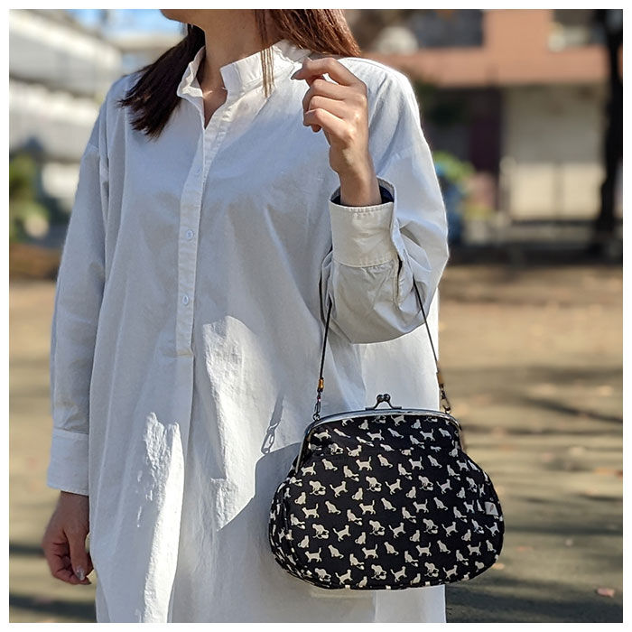 BACKYARD FAMILY「ショルダーバッグ がま口 通販 ２WAY 横型 ショルダー ポーチ ポシェット ミニショルダー」|ショルダー・メッセンジャー|