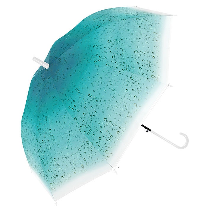 BACKYARD FAMILY「傘 レディース 透明 通販 60cm ビニール傘おしゃれ 雨傘 長傘 ワンタッチ傘 ジャンプ傘」|傘|