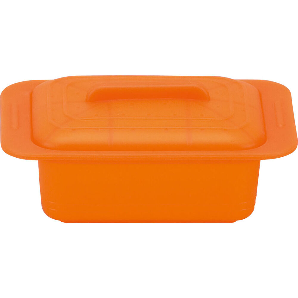 BACKYARD FAMILY「ヴィヴ viv シリコンスチーマー 通販 640ml ウノ 蒸し器 保存容器 容器 レンジ」|食器・キッチングッズ|オレンジ1