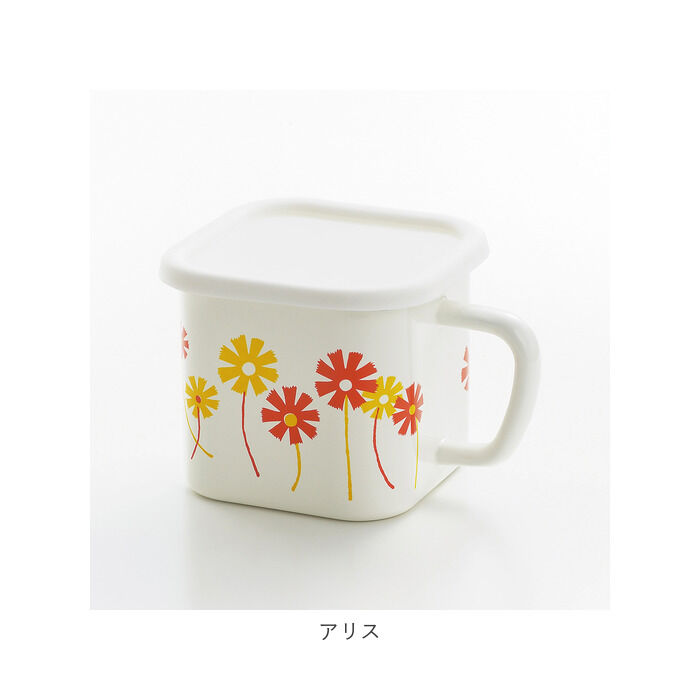 BACKYARD FAMILY「ホーロー 保存容器 アデリアレトロ 通販 琺瑯 ほうろう シール容器 耐熱 加熱 IH対応」|食器・キッチングッズ|