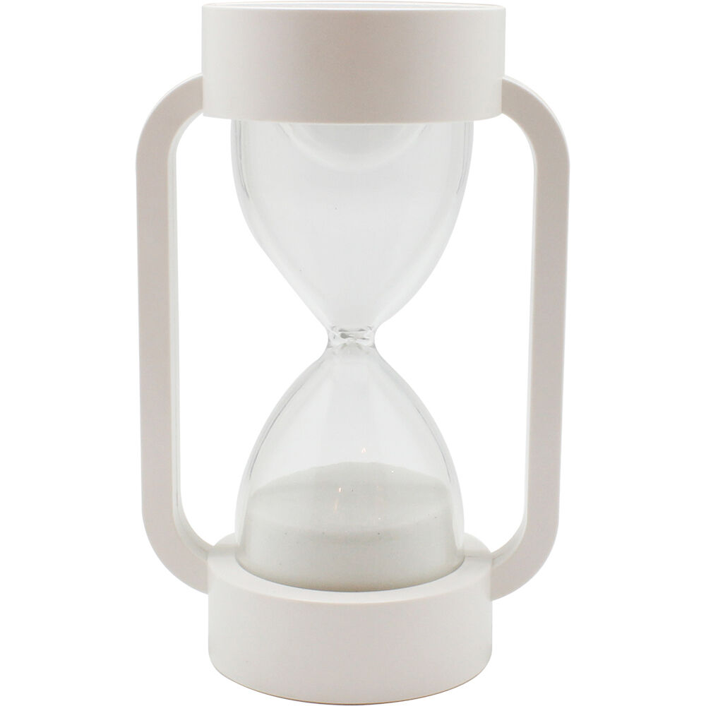 BACKYARD FAMILY「砂時計 おしゃれ 通販 10分 サンドグラス タイマー 10分計 キッチンタイマー 置き時計 時計」|クロック・置時計|ホワイト1