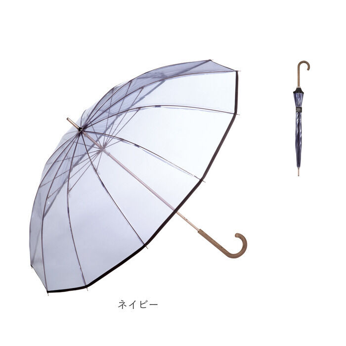 BACKYARD FAMILY「WPC ワールドパーティ 長傘 ビニール傘 通販 長雨傘 透明 グラスファイバー 太め グリップ」|傘|