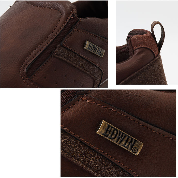 BACKYARD FAMILY「EDWIN 防水 スニーカー EDW7370 通販 スリッポン エドウィン 靴 メンズ」|スリッポン|