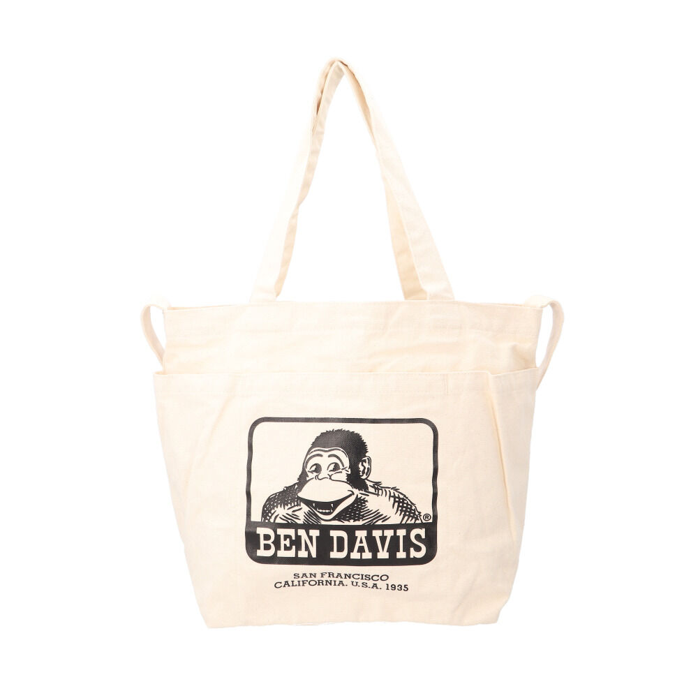 BACKYARD FAMILY「ベンデイビス BEN DAVIS トートバッグ BDW-8387 通販 ショルダーバッグ」|トートバッグ|ホワイト1