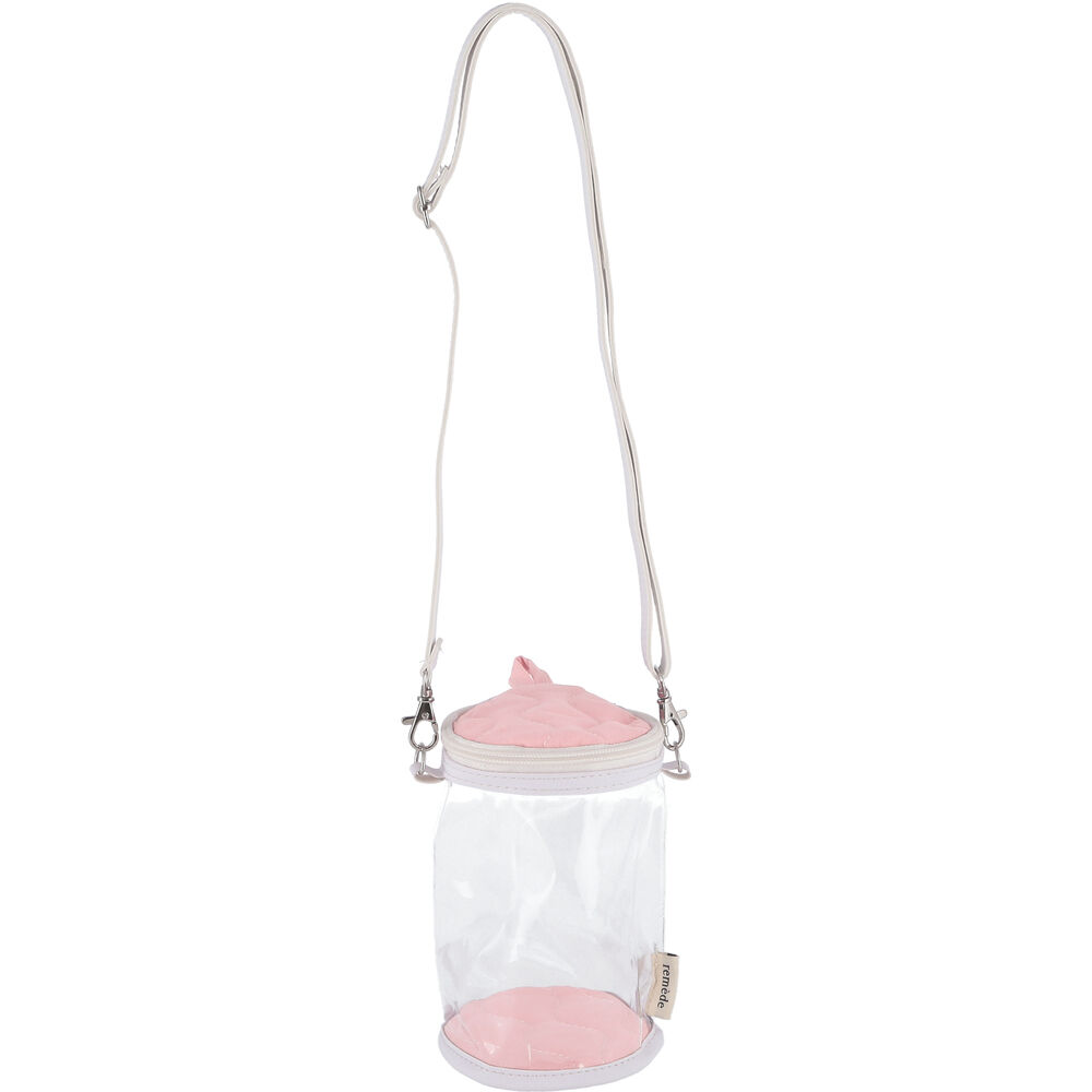 BACKYARD FAMILY「推し活 ぬいぐるみ 収納 通販 ぬいぐるみクリアバッグ ぬい 持ち運び ポーチ ぬいぐるみポーチ」|ショルダー・メッセンジャー|ピンク1